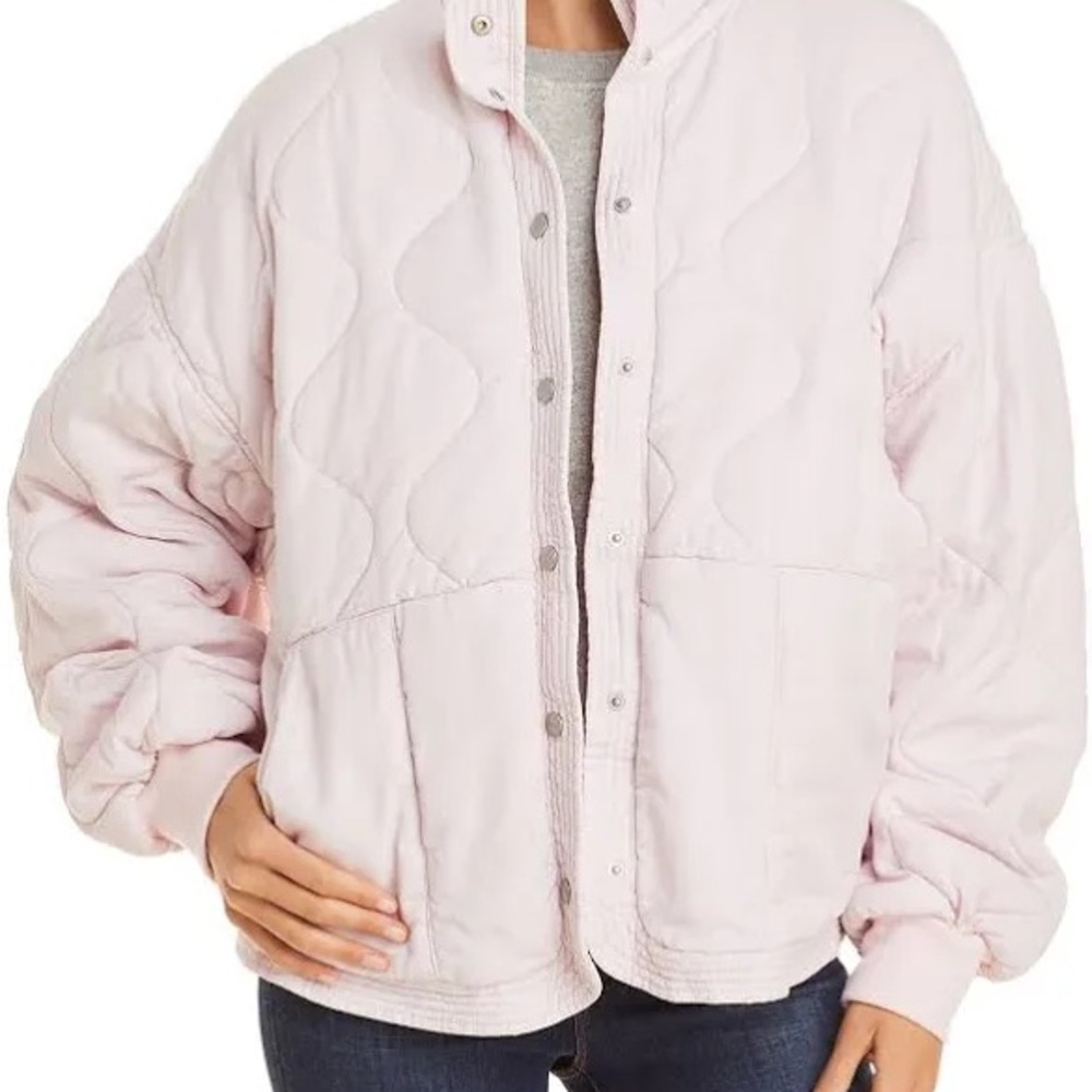 Blank NYC Pink Quilted Jacket